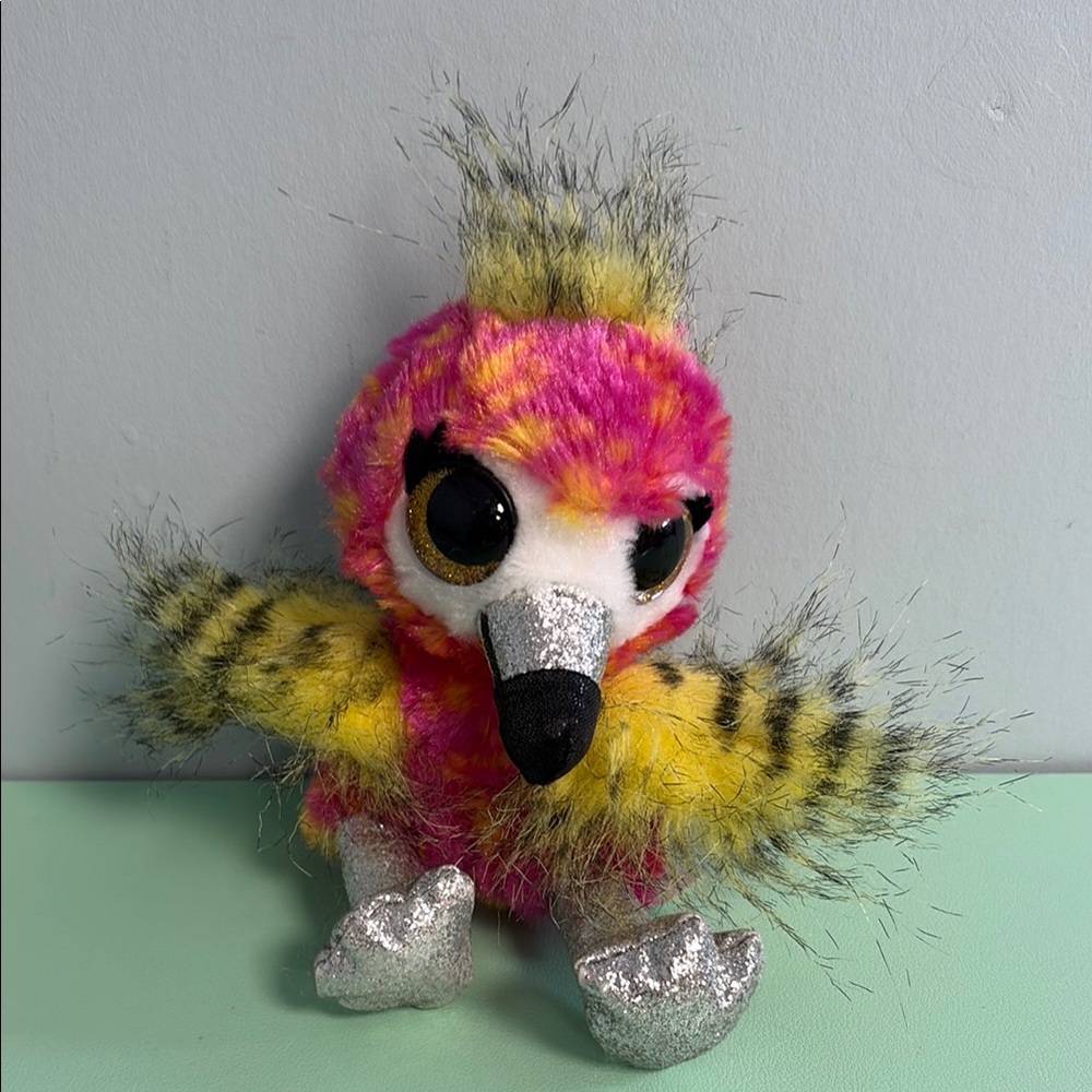 Zuru Coco Surprise Fliss Flamingo Bird Plush Stuffed Animal, Kids Plush Toy